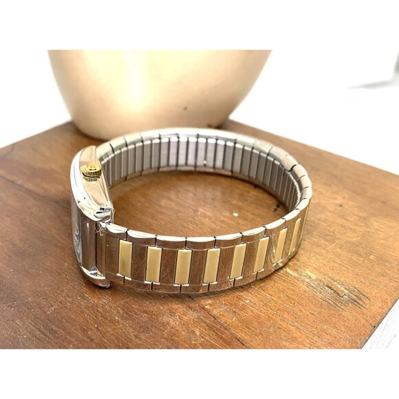 Timex Women\'s Watch TW2U44200 Quartz Two Tone Steel Expansion Band Tank 21mm main image 10